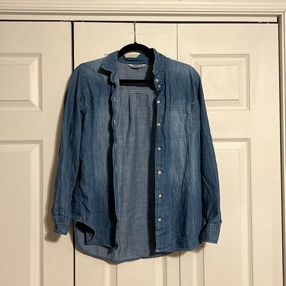 jean button up
